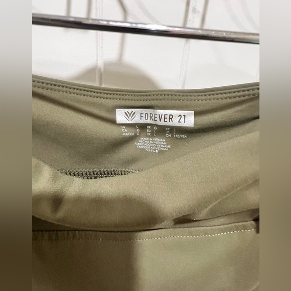 Active Seamless High-Rise Leggings Olive Green Large - Picture 12 of 13